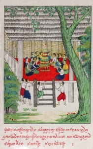 Suvana Sama Jakata (incisione, ca. 1910) da School Laotian