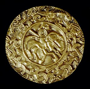 Archeologia del Medioevo. Arte barbarica della Lombardia: disco d