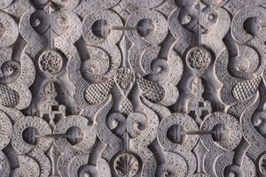 (dettaglio) di un muro costruito dai Saadiani nel 1565 da School Moroccan