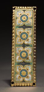 Placca, probabilmente da un reliquiario, c.1200-1250 da School Mosan