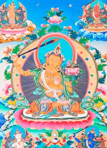 Immagine che raffigura Manjushree, il leggendario creatore della valle di Kathmandu