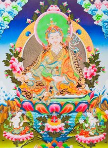 Immagine raffigurante Padmasambhava o guru Rimpoche, l