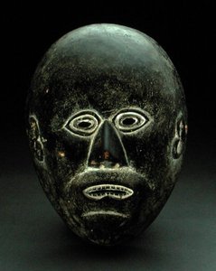 Maschera, possibilmente cultura Gorong, Nepal da School Nepalese