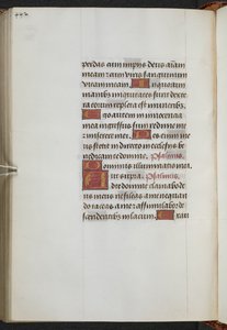 Re 9, f.235v, Libro delle Ore, Uso di Sarum (