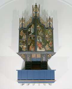 Organo dipinto da School Netherlandish