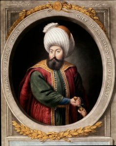 Impero ottomano: ritratto del primo sultano ottomano Osman I (1299-1326). Biblioteca di Topkapi Sarayi, Istanbul