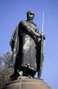 Statua del Re Afonso I, Guimaraes, Portogallo da School Portuguese