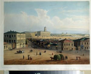 La stazione ferroviaria di Mosca da School Russian