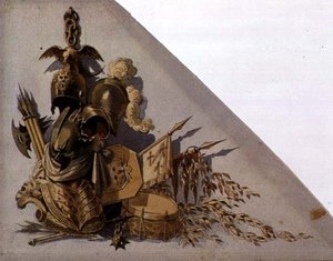 Trofei Neoclassici di Armi: Europa, c.1825 da School Russian