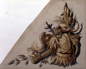 Trofei di armi neoclassici: India, c.1825