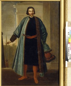 Ritratto del principe Anikita Ivanovich Repnin da School Russian
