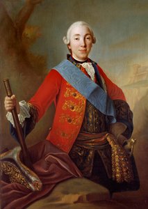 Ritratto di Pietro III Fedorovich, zar russo da School Russian