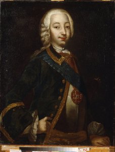 Ritratto dello zar Pietro III di Russia da School Russian