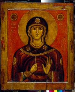 Santa Giuliana di Nicomedia - Icona della tradizione di Novgorod, tempera su legno, inizio XIII secolo