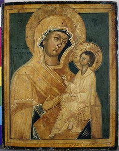 Madonna con bambino, fine XVIII o inizio XIX secolo da School Serbian