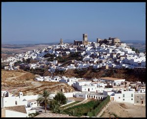 Veduta panoramica della città di Arcos de la Frontera, Andalusia, Spagna da School Spanish