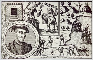 Gli spagnoli sotto Juan de Grijalva sbarcano a Yucatan e ingaggiano i guerrieri Maya nella Battaglia di Champoton, maggio 1518