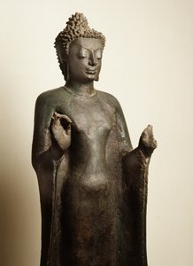 Buddha che scende dal cielo di tavatsima, periodo Davaravati