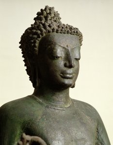 Buddha in piedi, da Buriram (dettaglio)