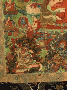Dettaglio del Terzo Panchen Lama Losan Penden Yeshe