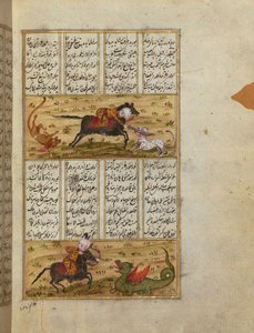 Il Sultano Mahmud Uccide un Leone e un Drago