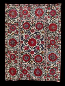 Shakhrisyabz Suzani, c.1800 da School Uzbek