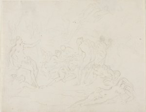 Diana e Callisto da School of Nicolas Poussin