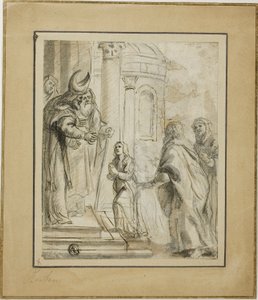 Presentazione della Vergine da School of Peter Paul Rubens