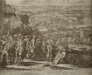 Assedio della Fortezza Turca di Azov da parte delle Forze Russe da Schoonebeek