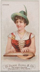 Cetra, dalla serie Strumenti Musicali N82 per sigarette marca Duke, 1888