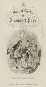 Scena da Il ricciolo rapito, di Alexander Pope da Scottish School