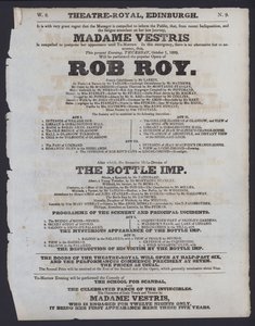 Programma teatrale per il Theatre Royal, Edimburgo da Scottish School