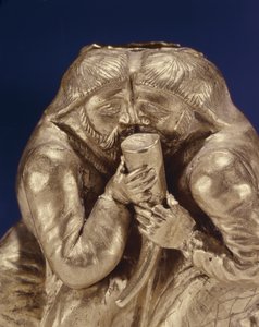 Placca raffigurante due Sciti che condividono una bevanda (dettaglio) da Scythian