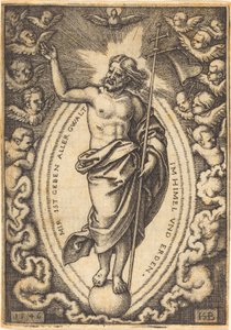 Cristo sul Globo da Sebald Beham