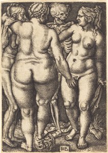 La morte e tre donne nude
