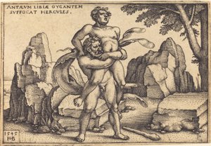 Ercole Uccide Antaeus da Sebald Beham