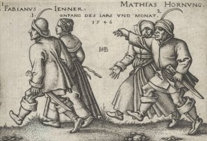 Gennaio e febbraio, da La festa dei contadini o i dodici mesi, 1546