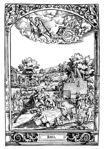 Luna, 1531 da Sebald Beham
