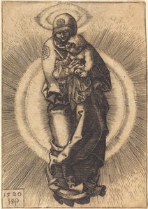 Madonna sulla mezzaluna da Sebald Beham