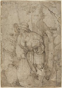 Vecchio Uomo sotto un Albero da Sebald Beham