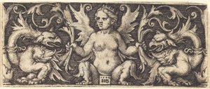 Ornamento con demone femminile