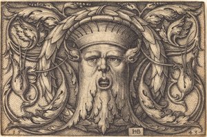 Ornamento con una Maschera da Sebald Beham