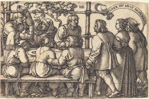 Festa dei contadini da Sebald Beham