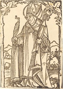 San Erasmo come vescovo da Sebald Beham