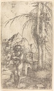 San Girolamo in un paesaggio