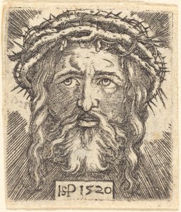 La testa di Cristo da Sebald Beham