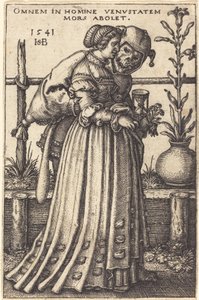 La signora e la morte da Sebald Beham