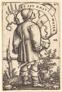 Il Contadino del Tempo: "Es ist Kalt Weter" da Sebald Beham