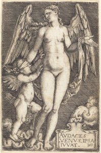 Venere e Cupido da Sebald Beham