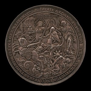Trionfo del re Gustavo Adolfo [retro], 1634 da Sebastian Dadler